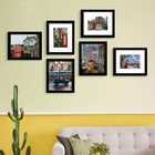 8x10 Picture Frame Black Set Of 6  Display Pictures 5x7 With Mat Or 8x1