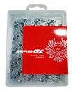 Sram Gx Eagle 12-speed Chain 126 Links With Powerlock  Silver gray  Solid Pin