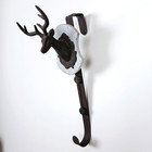 Deer Head Christmas Wreath Hanger For Cabin   Lodge Front Door Cabincore Decor