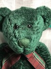Vtg Russ Berrie Bear Plush Teddy Bear Spearmint Green  Stuffed Teddy Bear Plush