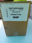 Natural Kraft Paper Product Merchandise Bags  10 x2 x15 - Case Of 1000 Bags Trl7