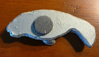 Manatee Hand Painted Wooden Refrigerator Souvenir Decorative Magnet
