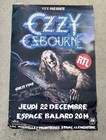 Rare Original 1983 Ozzy Osbourne French Concert Poster - Bark At The Moon Tour