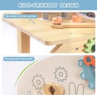 Wooden Kids Tool Workbench Set - Pretend Play Construction Toy For Ages 3-6