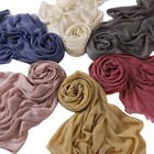 Muslim Scarves Plain Hijab Women Turban Long Headscarf Shawl Wrap Stoles Islam