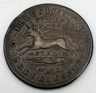 1837 Hard Times Token Illustrious Predecessor Turtle Donkey Ht-31 Copper