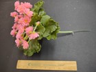 Genuine 1960s Vintage Flower Plant  Pink African Violet  9 Inches  Retro Plastic