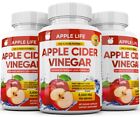 3 X Pure Apple Cider Vinegar Acv 3000mg Pure Weight Loss Fat Burner Diet Pills