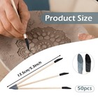 Sanding Sticks 50 Pcs  Double-ended Tools For Wood   Plastic Models    