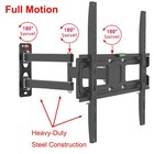 Full Motion Lcd Led Tv Wall Mount Bracket Swivel Tilt 32 36 40 42 46 49 50 55 60
