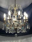 Restored Antique Vtg French Louis Xv Style Crystal Chandelier 10-light 20s 30 40