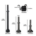 4-pack Smoothing Pneumatic Air Hammer Bits Air Chisel Bits Tool Set With Spring