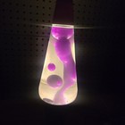 Vintage 1997 Lava Lite Lava Lamp Purple Wax   White Base See Photos All Original