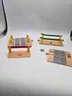 Wooden Railway Train Track Road Crossing Lot X4 Works W Thomas   Friends  Brio