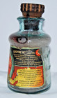 Antique Bixby s Royal Polish Bottle 1883 Patent Aqua Glass Full Paper Label Stop