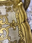 Vintage Gold White Italian Florentine Antique Tone Nesting Tables Set Of Three
