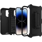 Otter Box Phone Case 14 Pro Max Black Defender Series Mag Safe Double Layered