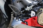 Cnc Racing Adjustable Rearsets Ducati V4 Panigale S R With Carbon Heel 2018-2024