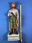 Vintage 1969 Lionstone Whiskey Decanter -  jesse James  Cowboy - 14  Tall