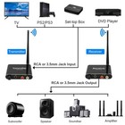 2 4ghz Wireless Audio Transmitter Receiver 160ft Long Range Rca 3 5mm