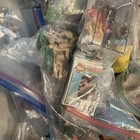 Huge Lot Of Vintage Toys Junk Drawer Pez  Fast Food  Figures  Many Cards 75-100