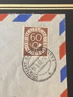 Germany 1951 Posthorn 60pf Cover Stuttgart To Count Graf Lutz Zu M  nster Usa