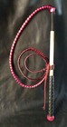 4ft 2 Tone Grey Species  Leather Stock Whip