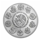 2021 Mo 5 Oz  999 Silver Onza Mexico Libertad - Fresh Bu Ogp - Sku-u2379 - Stock