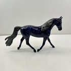 Rare Retired Breyer Classics Model Purple navy Sparkle Starry Night Horse Figure