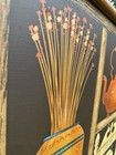 1986 Vintage Framed Folk Art Original Oil Painting By H huntington