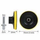 2 Pack 3  75mm Sanding Pad Disc Hook And Look Backing Pad For Die Grinder M10