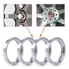 4 Pcs Aluminum Alloy Hub Centric Rings 72 6mm Od To 54 1mm Id Hubrings