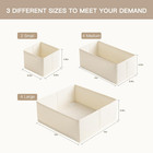 Drawer Organizer Clothes  10 Pack Dresser Organizer For Baby Clothes  Underwear 