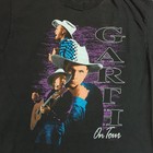 Vintage Garth Brooks On Tour T Shirt Xl Black Anvil Made In Usa 1992 Concert Tee