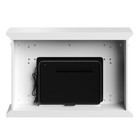 Electric Fireplace Freestanding Heater With Remote Led Flames Faux Logs   Stones