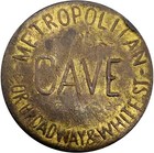  1850 s  New York City Ny Unlisted Unique  Metropolitan Cave Merchant Token