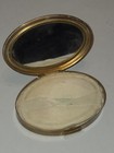 Vintage Richard Hudnut Paris Ny Gold Tone Art Deco Compact