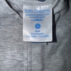 Halo Safe Dreams Wearable Swaddle Wrap  0-3 Months Light Gray