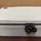 Lufthansa Airlines First Class Leather Amenity Kit Travel Case With Mirror Gray