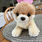 Gund Itty Bitty Boo 8  Plush 038 Mermaid Dog Puppy Boo  Stuffed Animal Euc