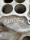 Edelbrock Dual Quad C26 Aluminum Intake Manifold 2x4 S B Chevy 5425 Old Vintage