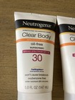 Neutrogena Clear Body Oil-free Sunscreen Spf 30 5 Fl  Oz     Exp  12-2026