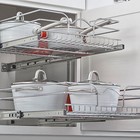 Rev-a-shelf 2-tier Kitchen Cabinet Pull Out Shelf And Drawer Organizer Slide Out