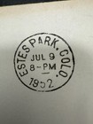 Bear Lake Lodge Brochure Flyer Estes Park Co 1952 Rate Sheet   Envelope Rmnp