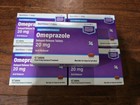 Lot Of 5 Omeprazole Acid Reducer 20mg Delayed-release 42 Tablets Each  Exp 09 26