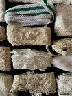 Job Lot 21 Antique French Pieces Lace Fripperies Trims C1900s  15