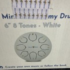 White Balmy Drum - 6    8 Tones - 2 Mallets W  Case New