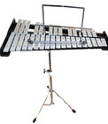 Percussion Plus 32-note Aluminum Bell Kit W  Stand   Case - Excellent Condition 