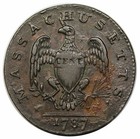 1787 Massachusetts Cent  Horned Eagle  Ryder 2-a