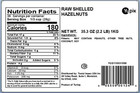 Yupik Raw Hazelnuts  2 2 Lb  35 2 Oz   Gluten-free  Kosher  Filberts  Whole Nuts